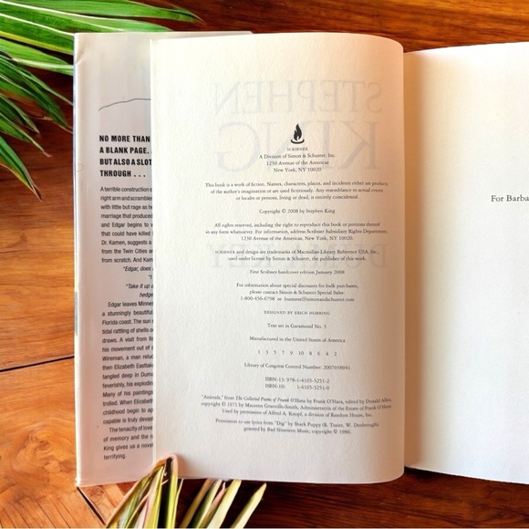 STEPHEN KING Duma Key Hardcover with Dust Jacket - 2008 Scribner Edition - Picture 7 of 10